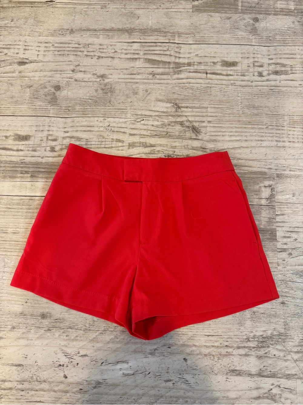 A New day Bright Red High-Waist Tailored Shorts 8